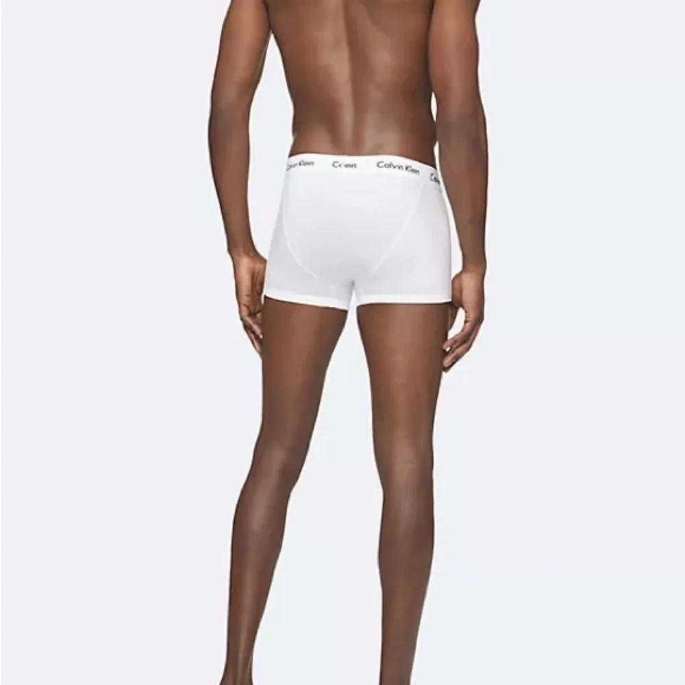 Calvin Klein 3-PK white Low-Rise cotton Stretch Trunks XL NWT
